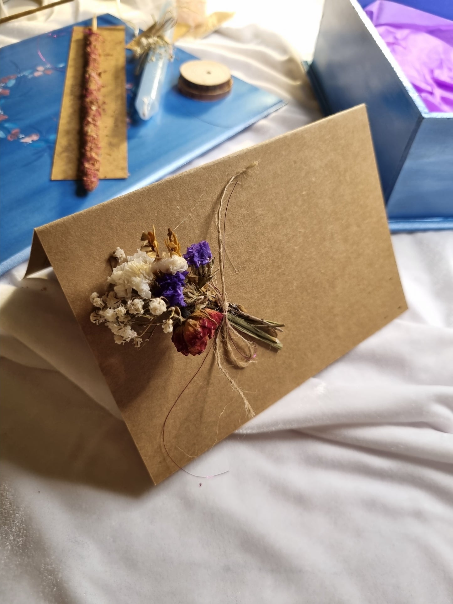 Caja de regalo - Azul botánico