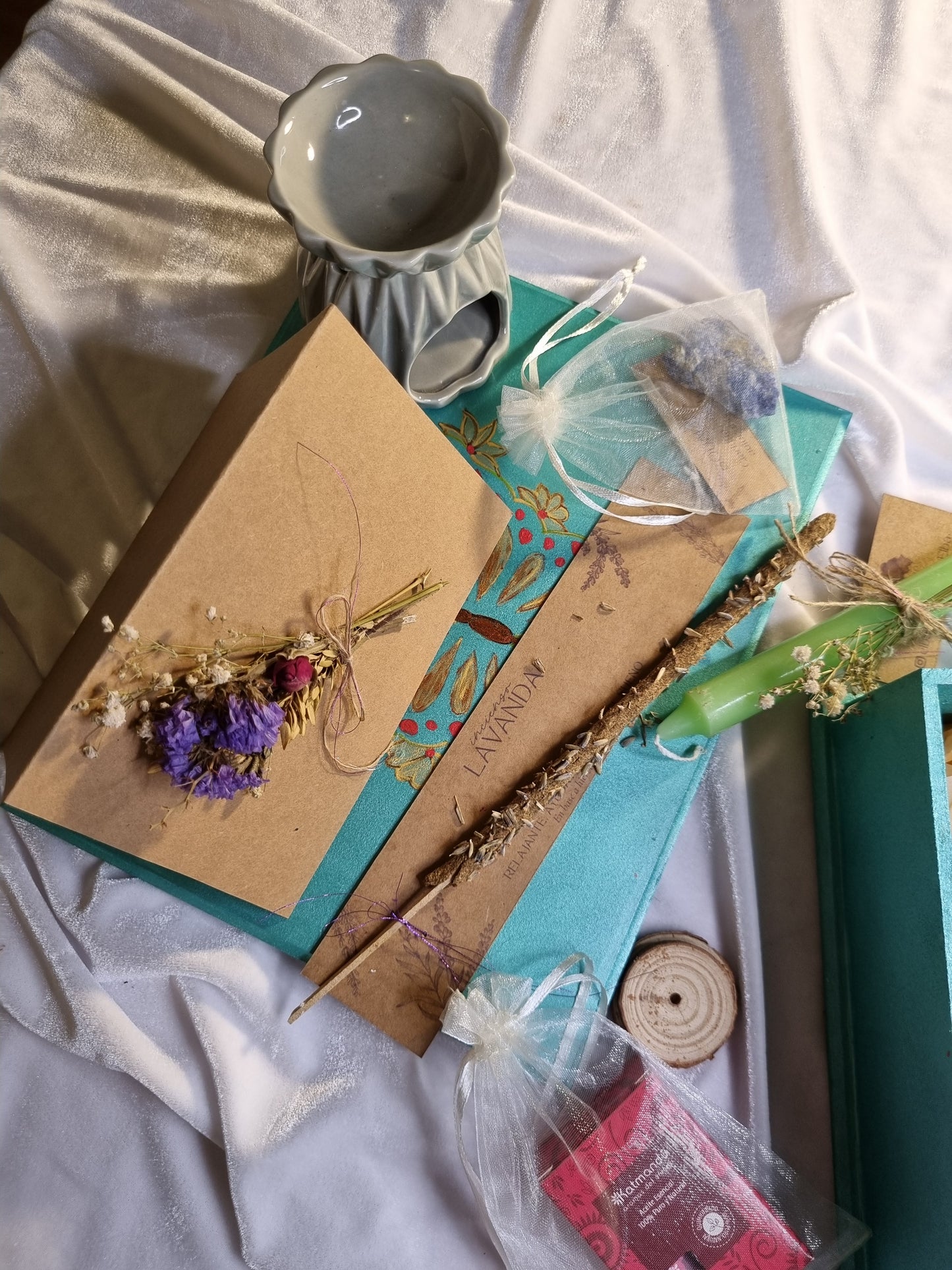 Caja de regalo - Mariposa verde