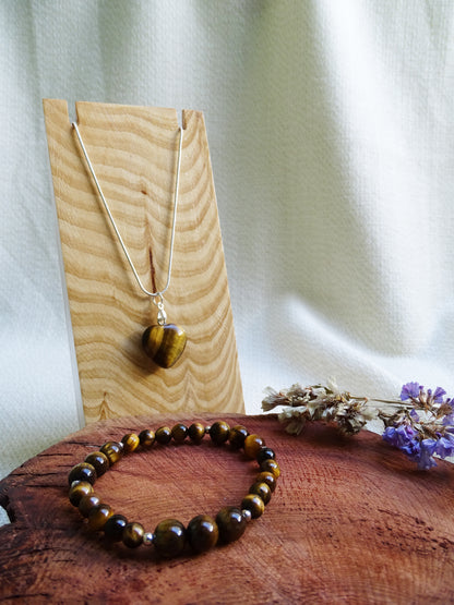 Conjunto Ojo de Tigre ♥