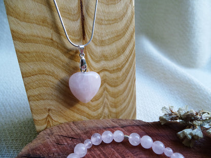 Conjunto Cuarzo Rosa ♥