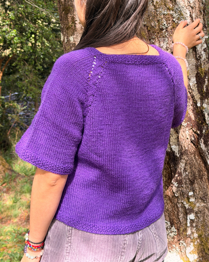 Sweater alpaca Manga corta