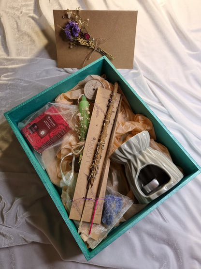 Caja de regalo -  Mariposa verde