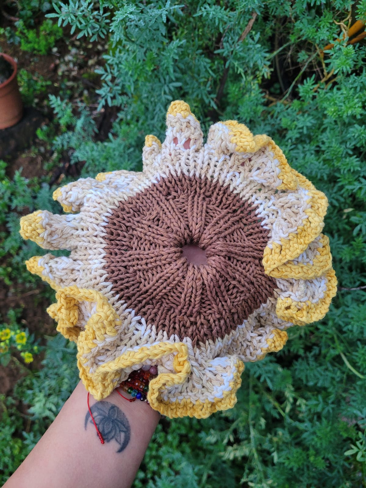 Scrunchie XL tejido en algodón