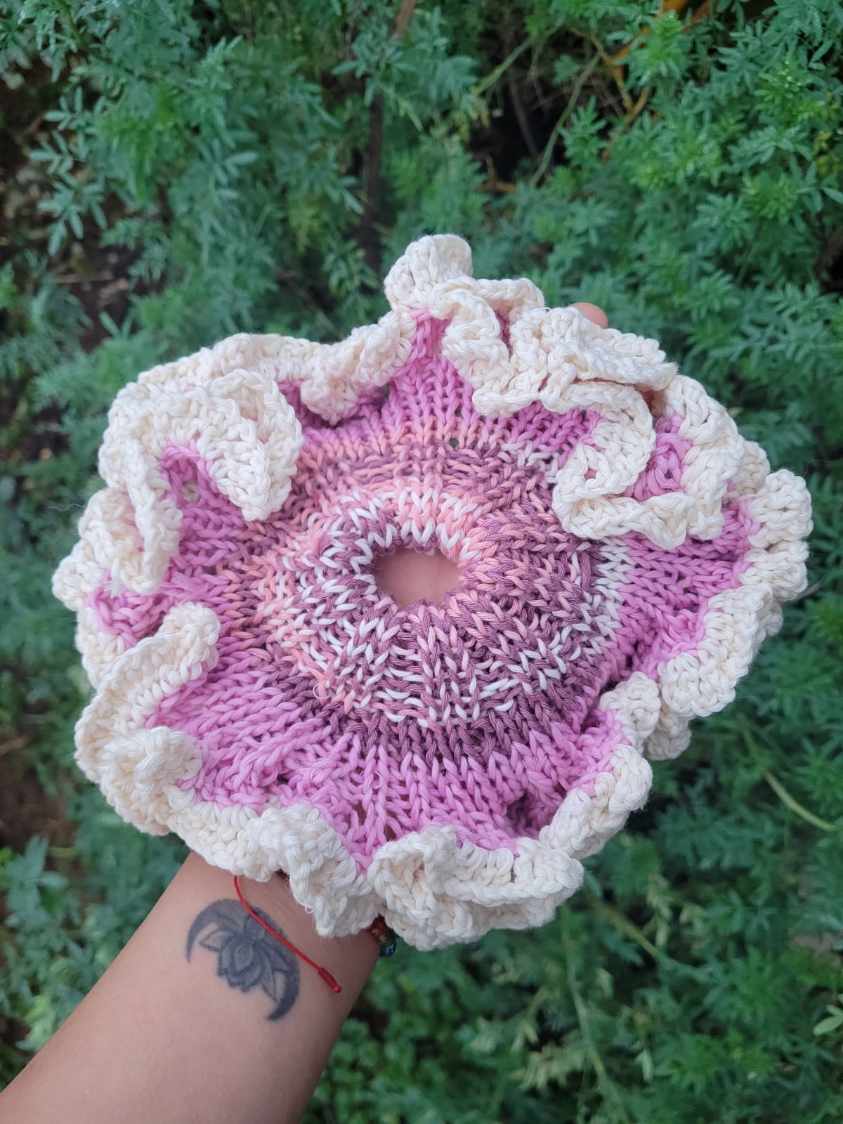 Scrunchie XL tejido en algodón