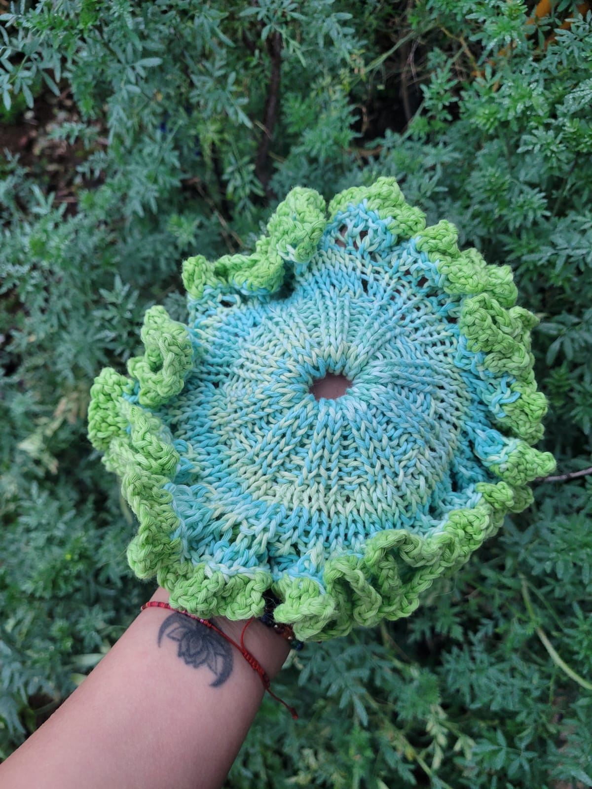 Scrunchie XL tejido en algodón