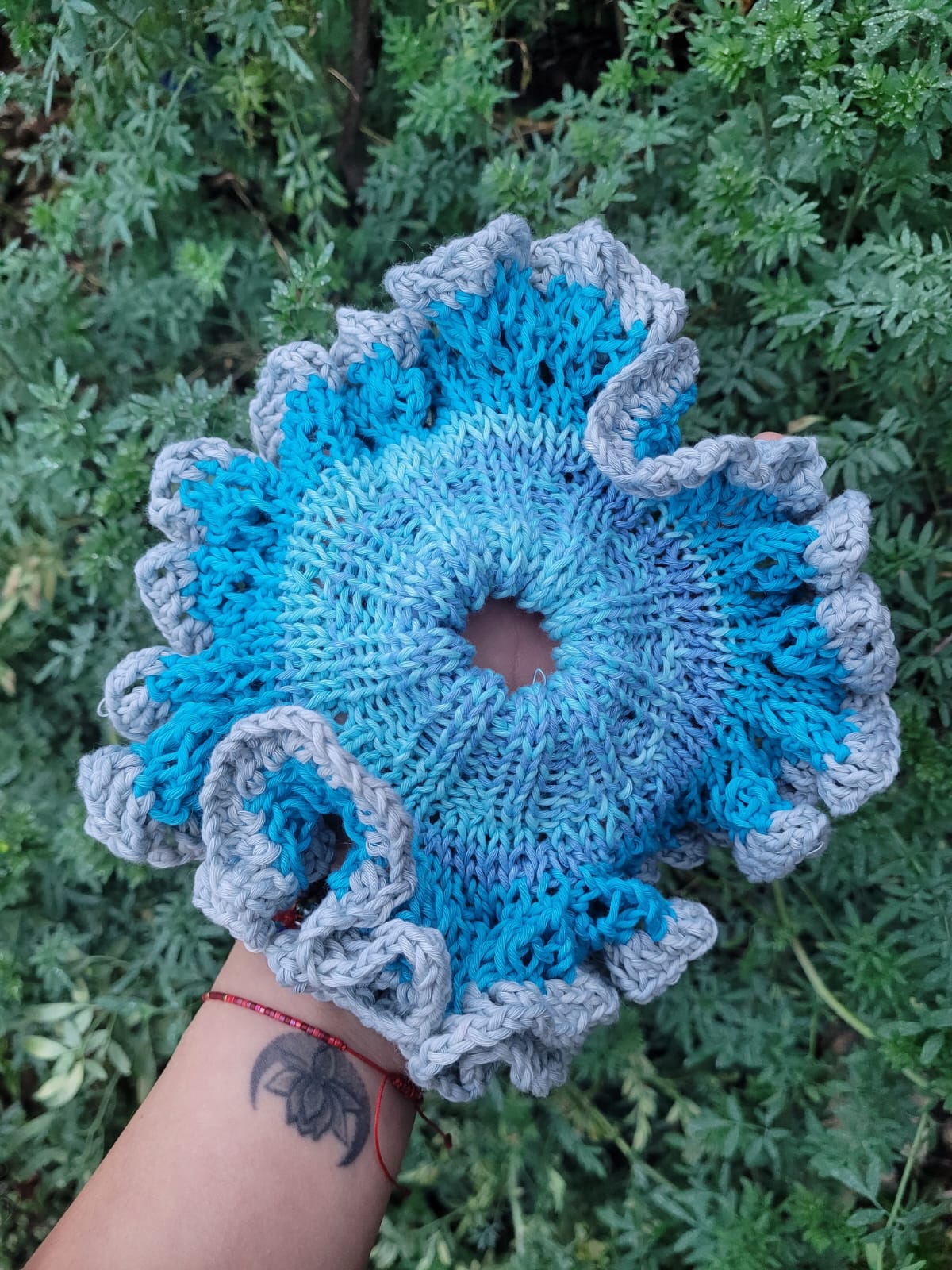 Scrunchie XL tejido en algodón