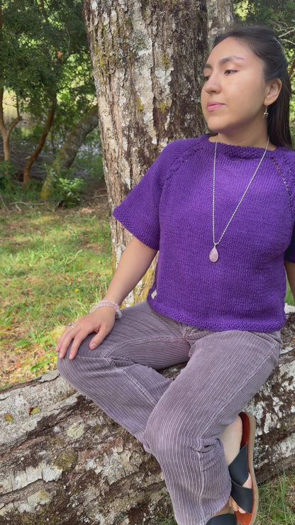 Sweater alpaca Manga corta